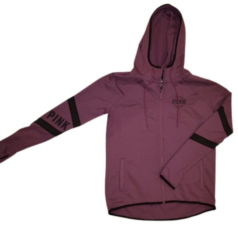 Very Chic Zip Up Sweater ~~ Ultimate Pink Small
